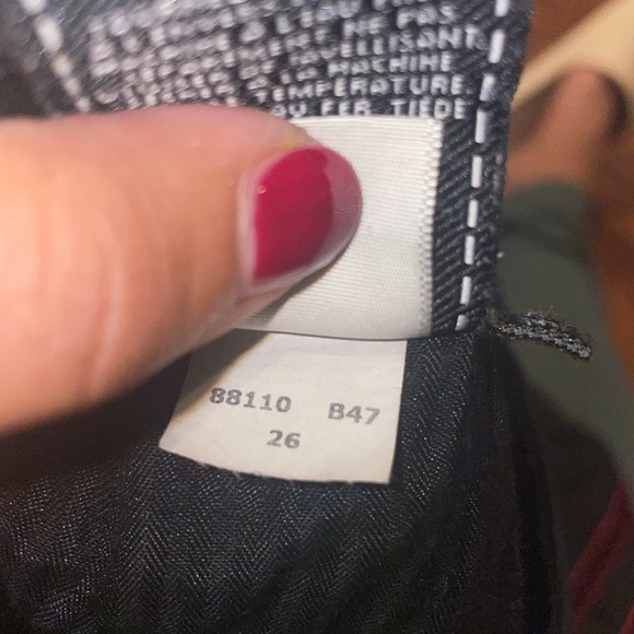 7 For All Man Kind Black Denim Jeans high waist ankle skinny - Picture 9 of 9